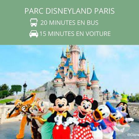 Coeur De Ville Avec Parking+Gare A Proximite De Disney Et Paris Lagny Exteriör bild